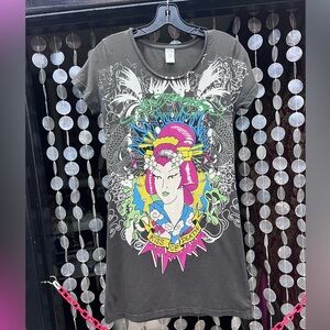 Graphic Print Women's Top